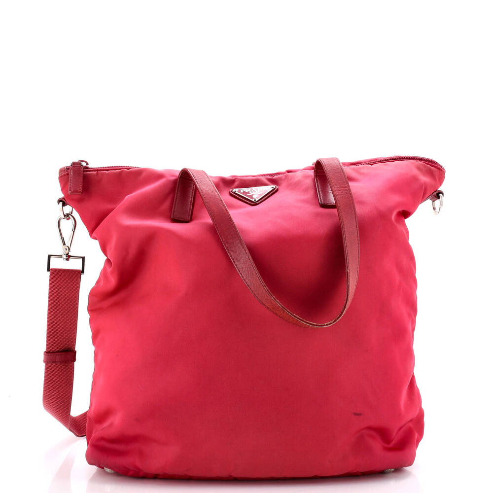 Prada Convertible Logo Tote Tessuto #254912P30B - Picture 1 of 8